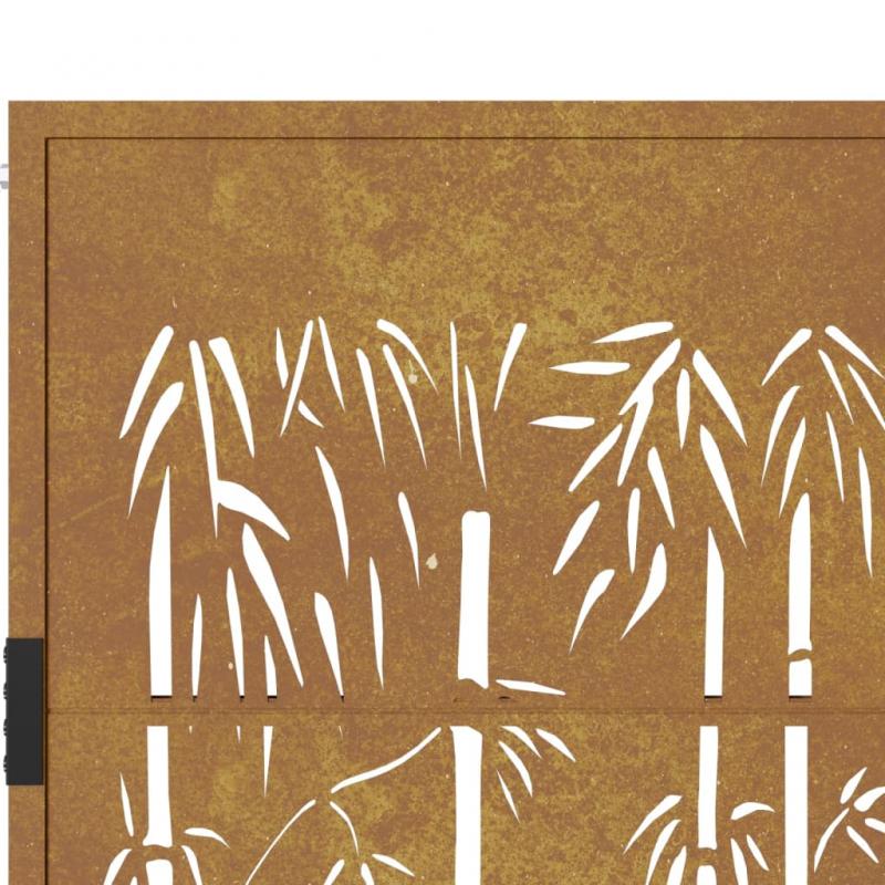 Havelge i rustfrit stl bambus design 105x205 cm , hemmetshjarta.dk