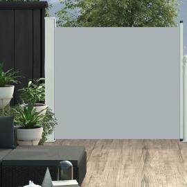 Udtrækkeligt sidemarkise til terrasse grå 100x300 cm , hemmetshjarta.dk