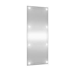 Vægspejl med LED-belysning rektangulært 40x100 cm glas , hemmetshjarta.dk