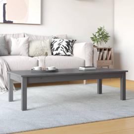 Sofabord 110x50x30 cm grå massiv fyrretræ , hemmetshjarta.dk