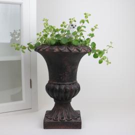 A Lot Dekoration - Skjuler Krukke Urtepotte Pokal antik brun - 30cm , hemmetshjarta.dk