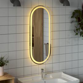 Badeværelsesspejl LED oval 90x40 cm , hemmetshjarta.dk