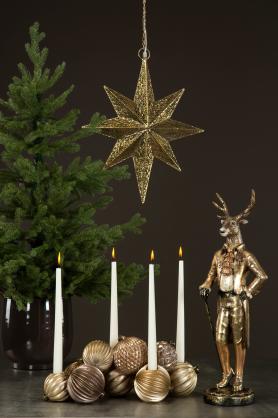 A Lot decoration Adventstjerne belysning Messing 50 cm , hemmetshjarta.dk