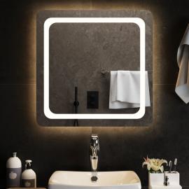 Badeværelsesspejl LED firkantet 60x60 cm , hemmetshjarta.dk