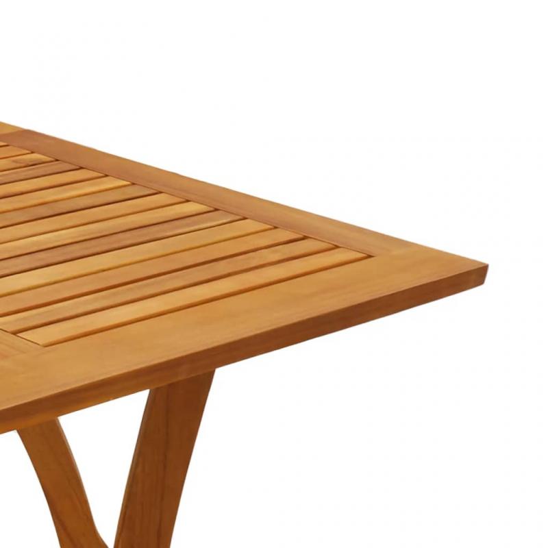 Spisebord til have 110x110x75 cm massivt akacietr , hemmetshjarta.dk