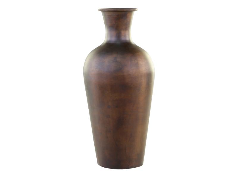 Chic Antique Vase H45/19,5 cm antique messing , hemmetshjarta.dk