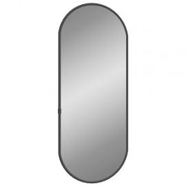 Vægspejl oval sort 50x20 cm oval , hemmetshjarta.dk