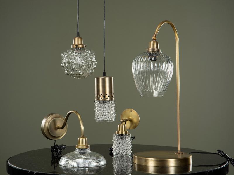 A Lot Dekoration - Loftslampe Pearl Glass 8x20,5cm , hemmetshjarta.dk