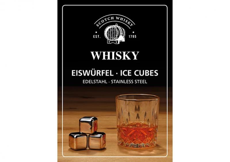 Luksus whiskyst trkasse 12 stlterninger 1 pose 1 tang (B/H/D) 14x4x13cm , hemmetshjarta.dk