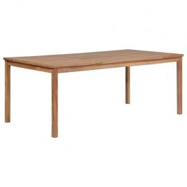 Spisebord til have 200x100x77 cm massiv teaktræ , hemmetshjarta.dk