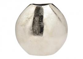 Dekorativ vase kun til tørrede blomster Metal Sølv (B/H/D) 16x16x7cm , hemmetshjarta.dk