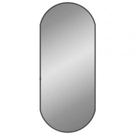 Vægspejl oval sort 70x30 cm oval , hemmetshjarta.dk