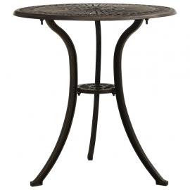 Cafebord til have Ø 62x65 cm bronzestøbt aluminium , hemmetshjarta.dk