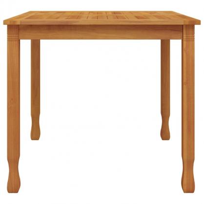 Spisebord til have 85x85x75 cm massiv teaktr , hemmetshjarta.dk
