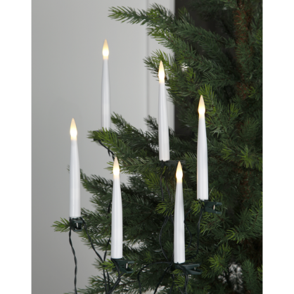 Juletrsbelysning Hvid SlimLine 16 15cm , hemmetshjarta.dk