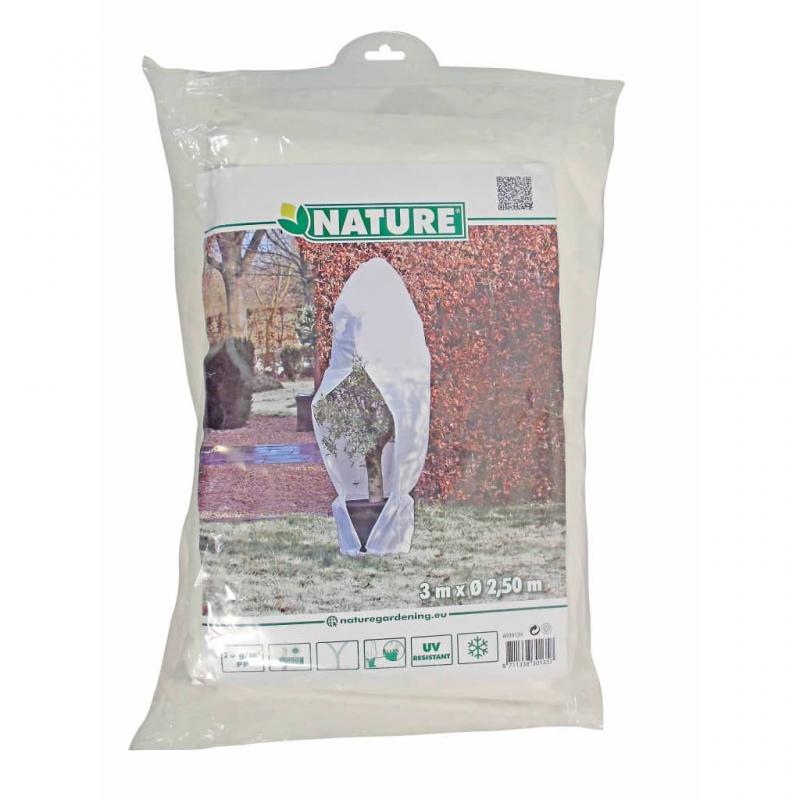 Have Frostbeskyttelse til planter fleece med lynls 70 g/m hvid 2,5x2,5x3 m , hemmetshjarta.dk