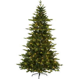 Juletræ med LED Larvik EL Udendørs Varm Hvid 270 Lys 120x180cm , hemmetshjarta.dk