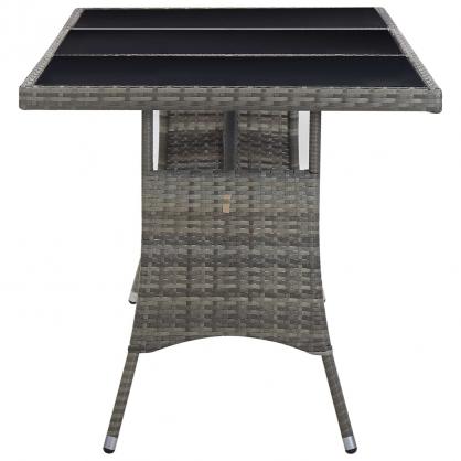 Spisebord til have 170x80x74 cm gr kunstrattan , hemmetshjarta.dk
