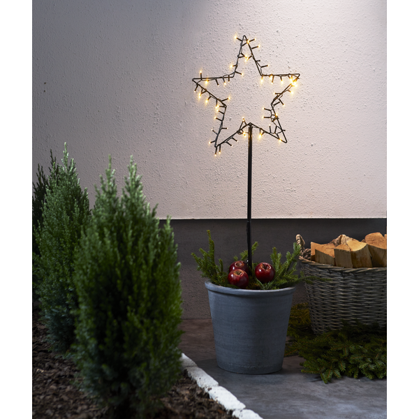 Udendrs dekoration Spiky LED Stjerne 39x92 , hemmetshjarta.dk