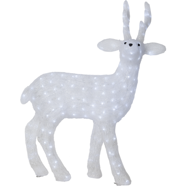 XX Udendrs dekorativ figur Crystalo Deer 97x74cm 200 Lys , hemmetshjarta.dk