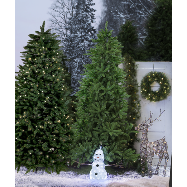 Juletr med LED Calgary EL Udendrs Varm Hvid 450 Lys 140x210cm , hemmetshjarta.dk