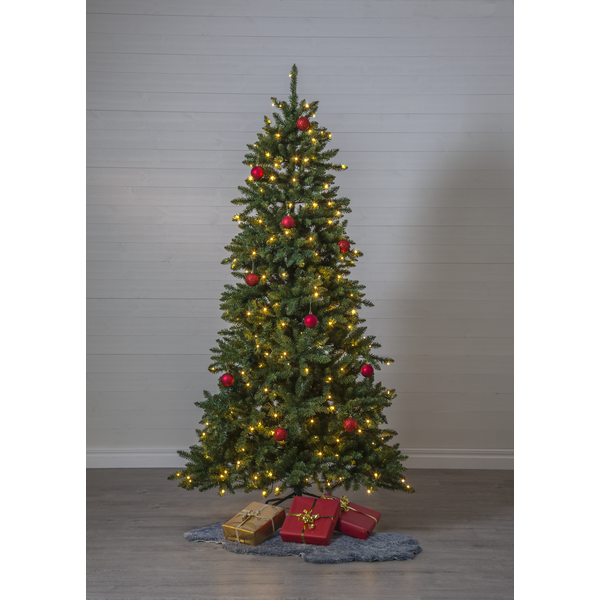Juletr med LED Minnesota EL Udendrs Varm Hvid 280 Lys 130x210cm , hemmetshjarta.dk