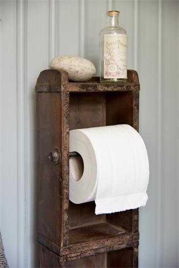 Chic Antique Murstensform Toiletpapirholder gulv H95 / L15 / W10 cm naturlig , hemmetshjarta.dk