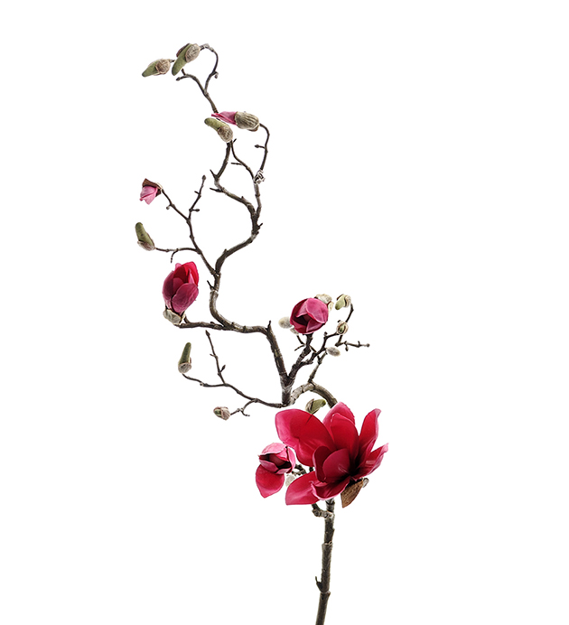 Kunstig Magnolia Gren. 135 cm , hemmetshjarta.dk