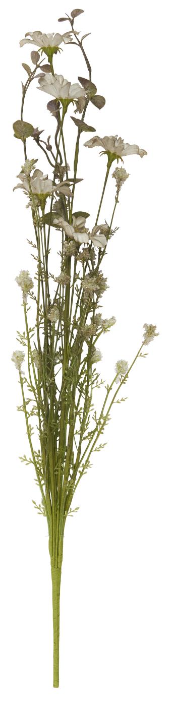 Blomst hvide/grnne nuancer 50 cm , hemmetshjarta.dk