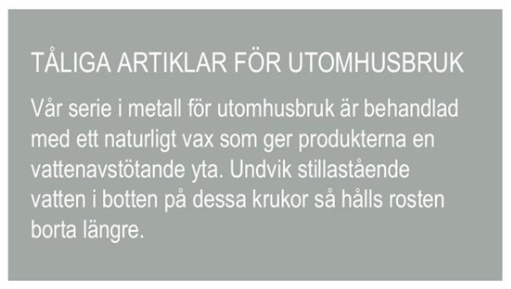 A Lot Dekoration - Skjuler Krukke Urtepotte Balkonkasse Sort Metal 2-pak , hemmetshjarta.dk