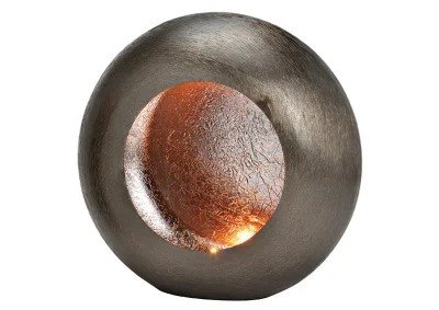 Lanterne Metal Sort Metallic Gr (B/H/D) 22x22x10cm , hemmetshjarta.dk