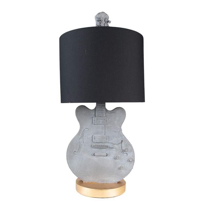 Bordlampe Guitar  30x68 cm Gr Polyresin , hemmetshjarta.dk