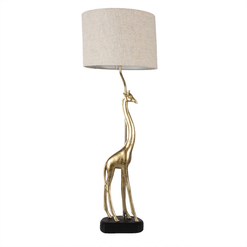 Bordlampe Giraffe  30x85 Cm E27 / Max 1x60W Guld Skrivebordslampe , hemmetshjarta.dk