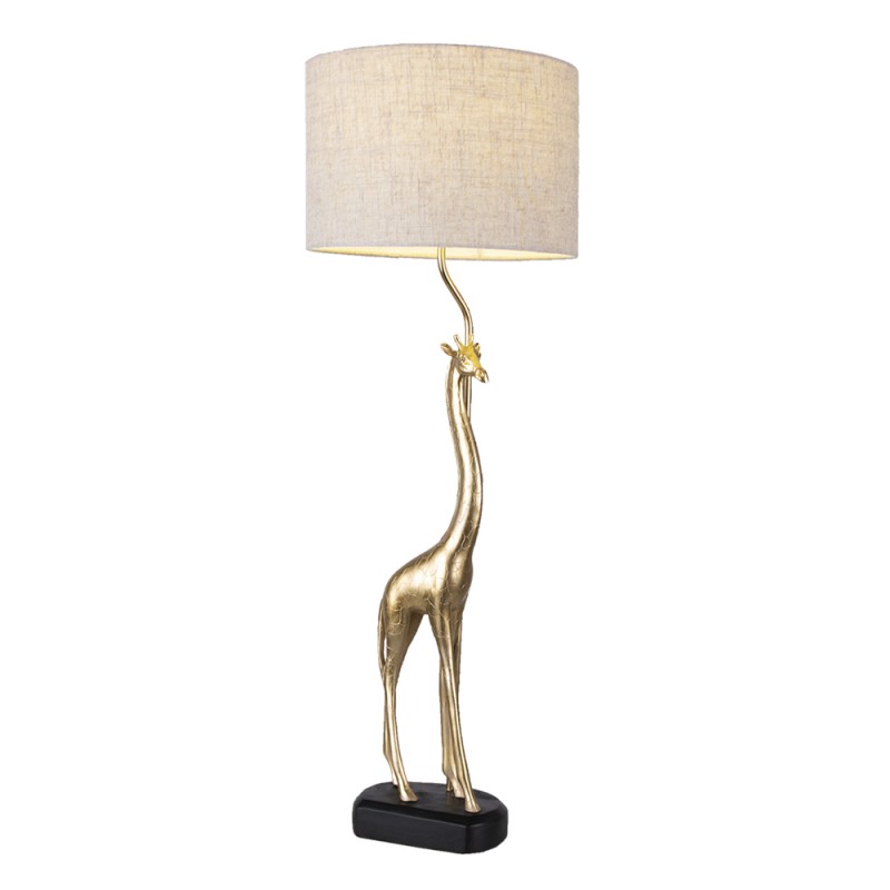Bordlampe Giraffe  30x85 Cm E27 / Max 1x60W Guld Skrivebordslampe , hemmetshjarta.dk